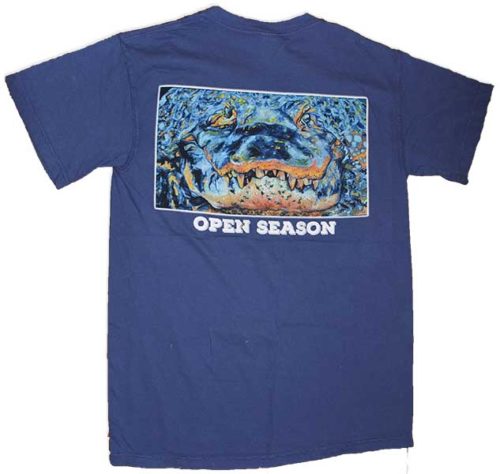 Alligator t-shirt back view